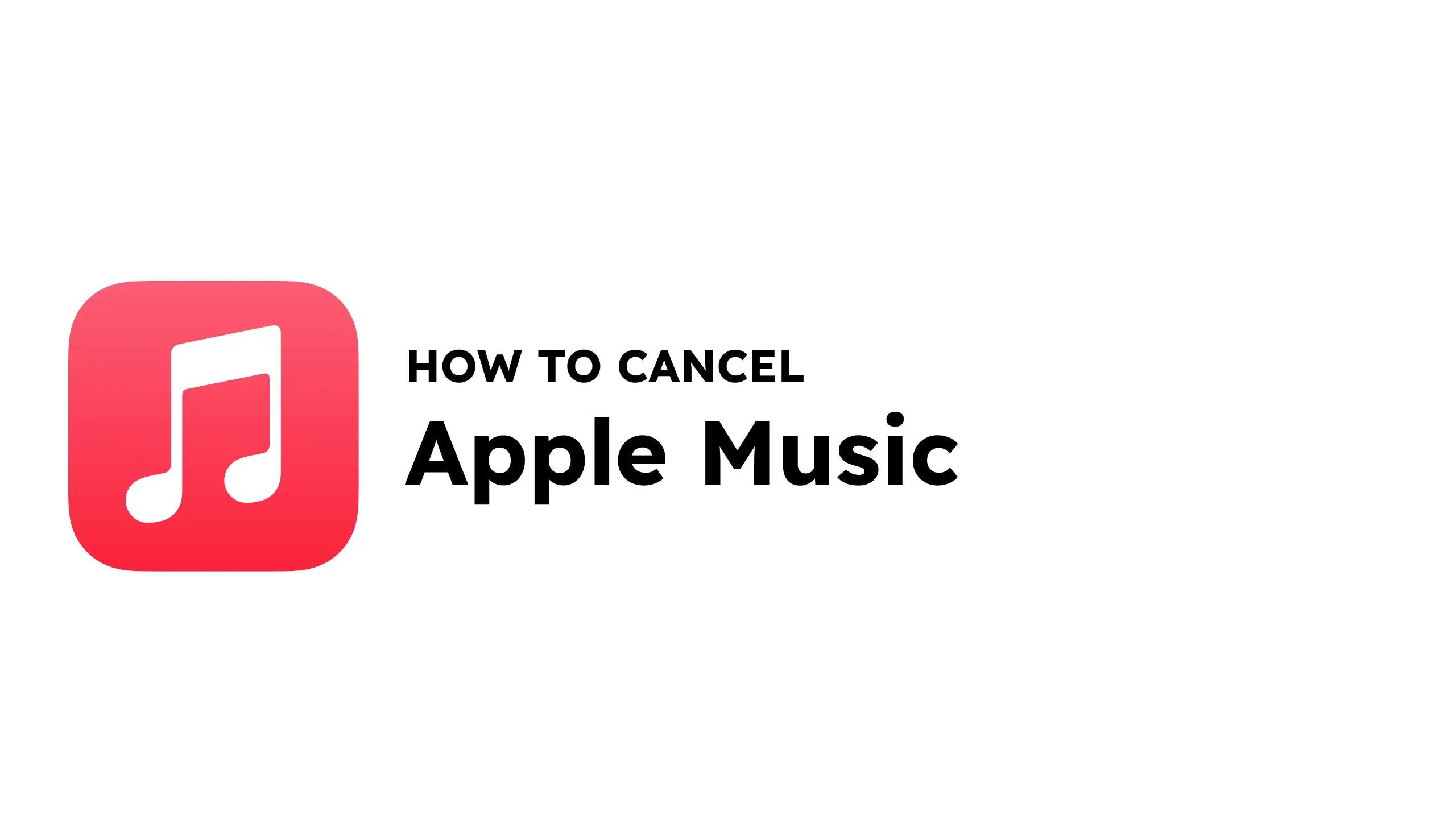 How to cancel Apple Music